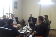 دیدار صمیمی شهردار و اعضای شورای اسلامی شهر نیک پی با بخشدار زنجانرود