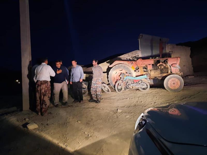 حضور بخشدار زنجانرود در روستاهای دهستان غنی بیگلو