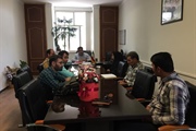 جلسه بخشدار زنجانرود با دهیاران روستاهای دارای بیل بکهو