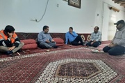 حضور بخشدار زنجانرود در روستای بلوغ و بررسی مشکلات روستا