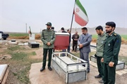 غبار روبی مزار شهدا و دیدار با خانواده های شهدای روستای سرچم سفلی...