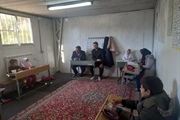 بازدید بخشدار زنجانرود از مدرسه روستای حماملو علیا و سفلی
