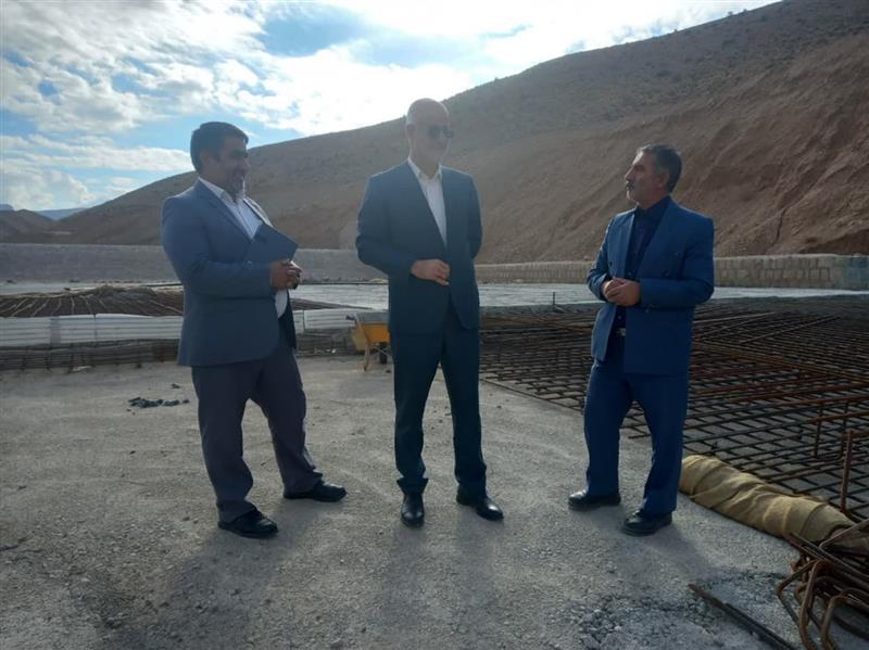 بازدید فرماندار محترم شهرستان زنجان از سد خاکی روستای چهرآباد