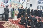 حضور بخشدار زنجانرود در مراسم سوگواری شهادت حضرت فاطمه زهرا (س) در...