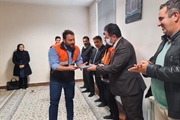 حضور بیات بخشدار زنجانرود در اداره راهداری و حمل و نقل جاده ای...