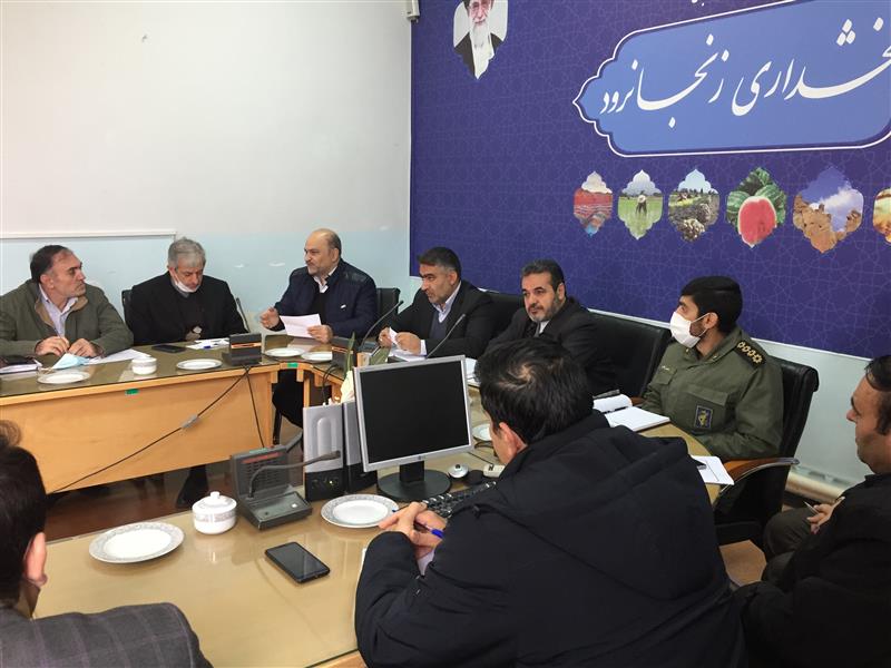 نشست ماهانه دهیاران بخش زنجانرود به ریاست بیگدلی مدیر کل محترم امور روستایی و شوراها استانداری زنجان