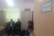 حضور بیات بخشدار زنجانرود در مدرسه روستای کزبر به مناسبت تبریک...