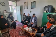 حضور بیات بخشدار زنجانرود در مدرسه روستای دره لیک به مناسبت تبریک...
