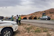 بازدید بخشدار زنجانرود از روند آسفالت ریزی راه روستای دالکی
