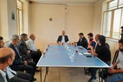 جلسه بررسی مشکلات روستای اندآباد علیا با حضور جناب آقای دکتر خالقی...