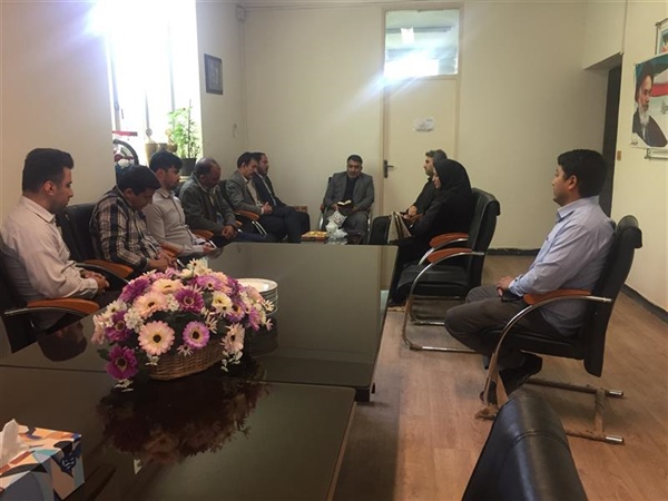 برگزاری مراسم سالگرد رتحال امام (ره) در بخشداری زنجانرود با حضور اعضای محترم شورای اداری