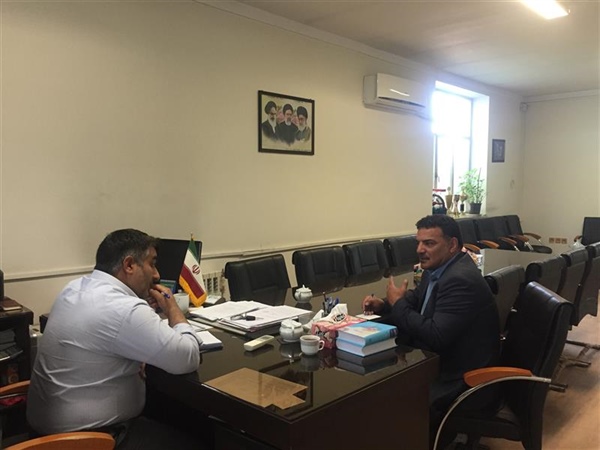 جلسه بررسی مسائل مربوط به اماکن ورزشی بخش زنجانرود