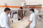 بازدید بیات بخشدار زنجانرود از نانوایی روستای دره لیک