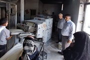 بازدید بیات بخشدار زنجانرود از نانوایی روستای مهرآباد
