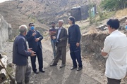 حضور بخشدار قره پشتلو در روستاهای کبریک و کلهین