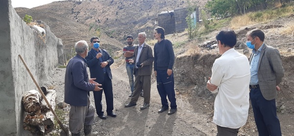 حضور بخشدار قره پشتلو در روستاهای کبریک و کلهین