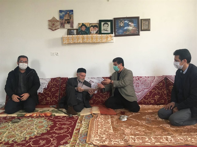 دیدار و تجلیل از پدر گرانقدر شهید توکل سلطانی