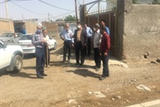 بازدید بخشدار قره پشتلو از پروژه آسفالت ریزی معابر روستای سهرین