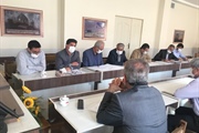 جلسه بررسی مشکلات آب شرب شهر ارمغانخانه و روستاهای بخش و نحوه گاز...