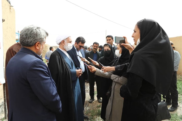 افتتاح پروژه طرح هادی روستای لگاهی از روستاهای بخش قره پشتلوی زنجان