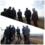 مهندس ستایش بخشدار محترم از محل خط انتقال گازرسانی به روستای ماری بازدید کرد