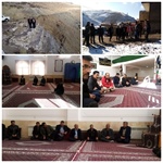 حضور مهندس ستایش بخشدار محترم قره پشتلو در روستای دگاهی به منظور بررسی مشکلات این روستا در حوزه های مختلف
