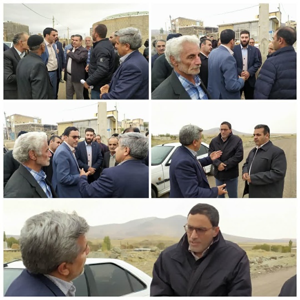 بازدید نماینده مجلس از روستاهای بخش قره پشتلو