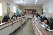 جلسه ای درخصوص مرکز جراحی خرمدره به ریاست دکتر سلطانی معاون...