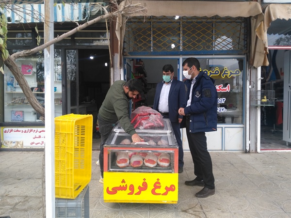 رجبی بخشدار بزینه رود ورئیس اصناف خدابنده از شهر زرین رود بازدید کردند