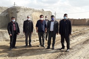 مهندس رجبی از  پروژه های روستای سقرچین بازدید کرد
