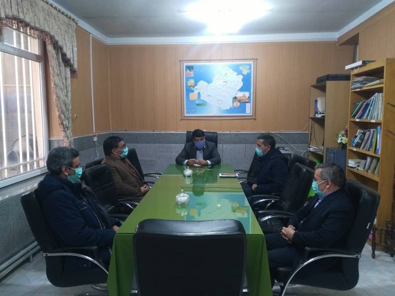 جلسه تودیع ومعارفه  رئیس اداره برق بزینه رود برگزار شد