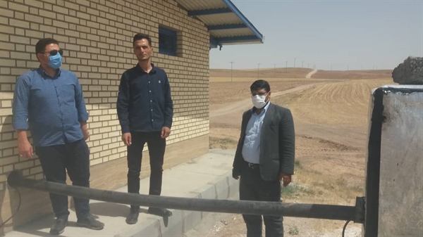 رجبی بخشدار بزینه رود از پروژه آب شرب روستاهای قزلبلاغ وارقین بلاغ بازدید کرد