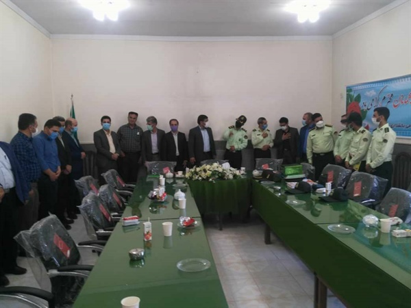 مراسم تودیع ومعارفه فرمانده پاسگاه توزلو برگزار شد