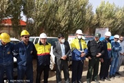 برگزاری مانور پدافند غیر عامل حوزه برق رسانی در روستای کهلا