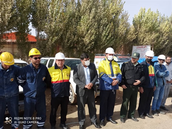 برگزاری مانور پدافند غیر عامل حوزه برق رسانی در روستای کهلا