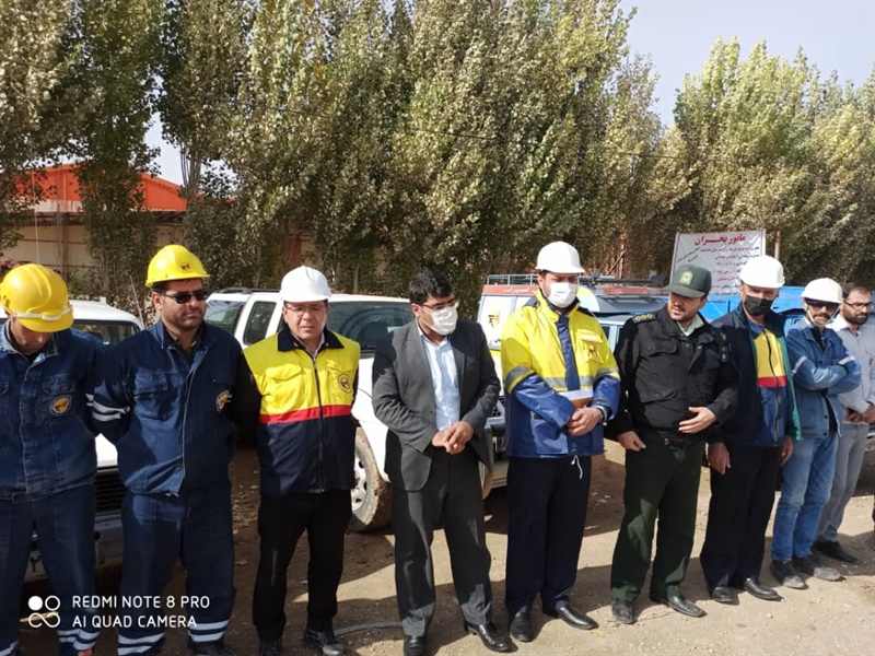 برگزاری مانور پدافند غیر عامل حوزه برق رسانی در روستای کهلا