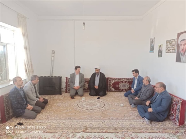 دیدار بخشدار بزینه رود با امام جمعه بخش