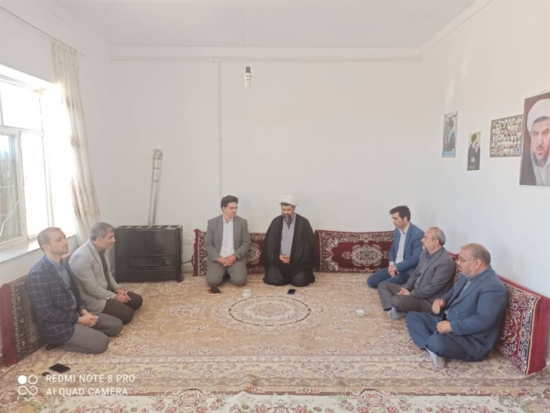 دیدار بخشدار بزینه رود با امام جمعه بخش