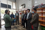 بازدید میدانی بخشدار بزینه رود از اصناف شهر زرین رود