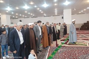 حضور بخشدار بزینه رود دررمراسم نماز جمعه شهر زرین رود (مورخ...