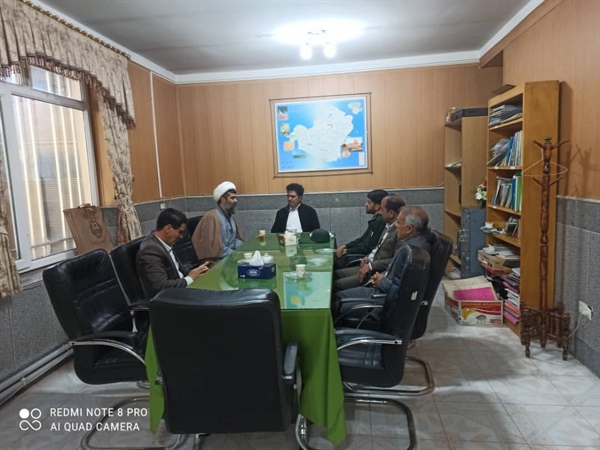 دیدار امام جمعه شهر زرین رود با بخشدار بزینه رود