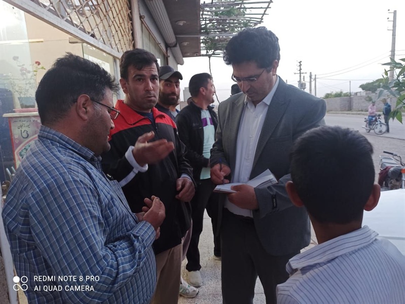 بازدیدبخشدار بزینه رود از روستاهای بخش