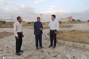 بازدید بخشدار بزینه رود از روستای حی