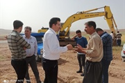 بازدید بخشدار بزینه رود از عملیات گازرسانی روستاهای تابعه