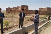 بازدید بخشدار بزینه رود از روستای قشقجه وتوزلو