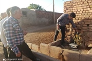 حضور بخشدار بزینه رود در روستای زاغه لو