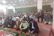 حضور بخشدار بزینه رود در نماز جمعه عبادی و سیاسی بخش بزینه رود