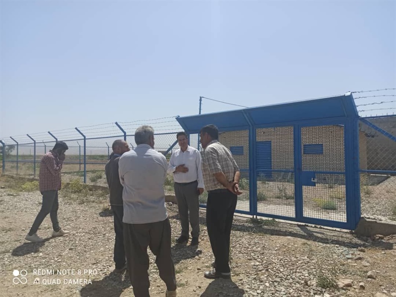 بازدید وبررسی مشکلات آب شرب  روستای کهلا