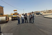 بازدید از بهسازی وآسفالت ریزی معابر شهرزرین رود