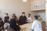 حضور بخشدار بزینه رود در روستای بزین